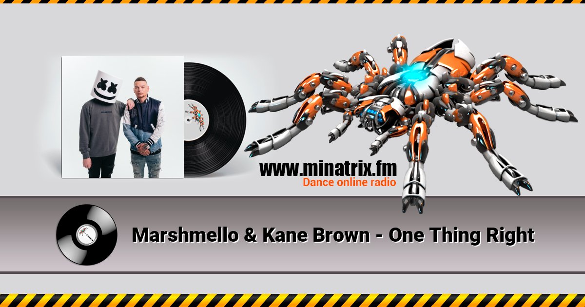 Marshmello & Kane Brown - One Thing Right Marshmello & Kane Brown - One Thing Right Listen online and download MP3