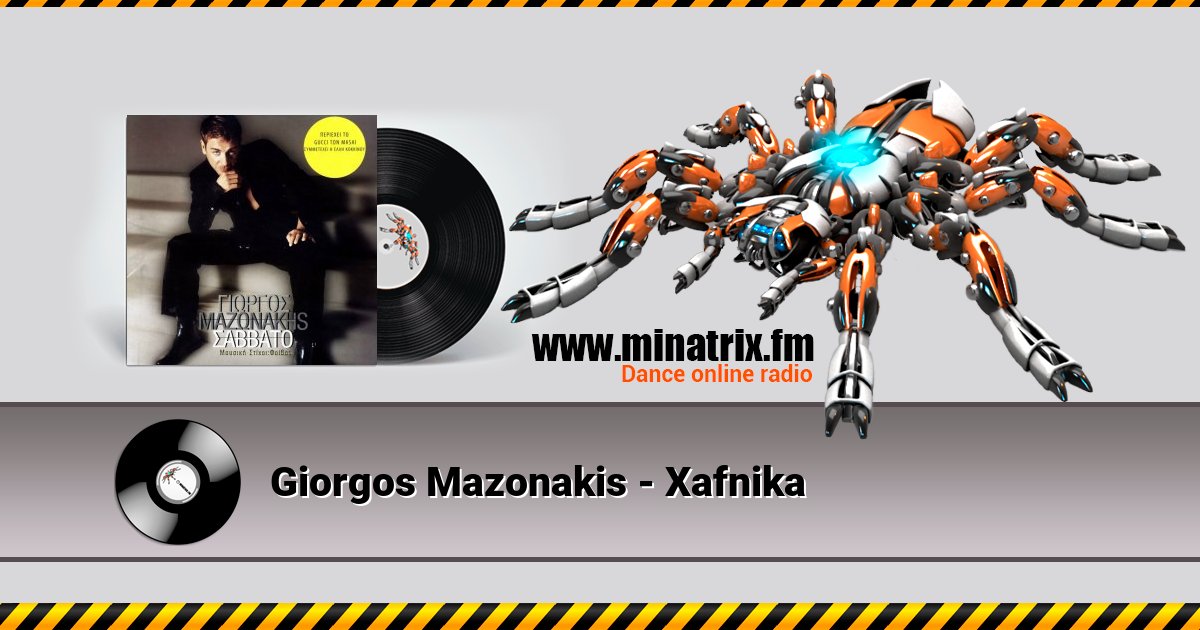 Giorgos Mazonakis - Xafnika Giorgos Mazonakis - Xafnika Listen online and download MP3