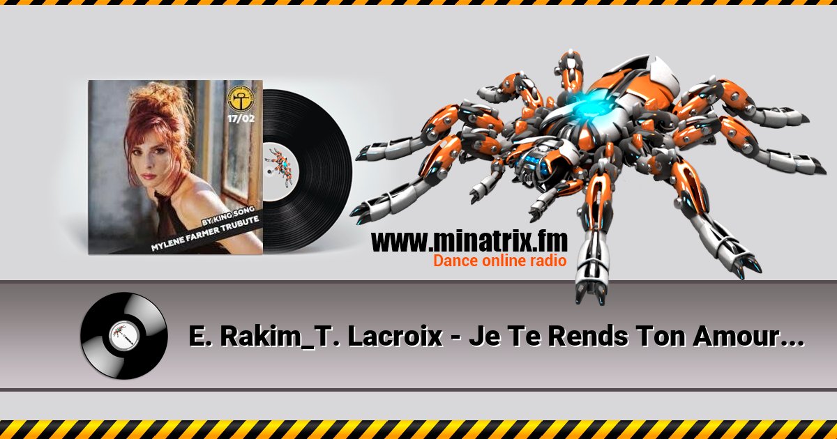 E. Rakim_T. Lacroix - Je Te Rends Ton Amour (M. Farmer) E. Rakim_T. Lacroix - Je Te Rends Ton Amour (M. Farmer) Listen online and download MP3