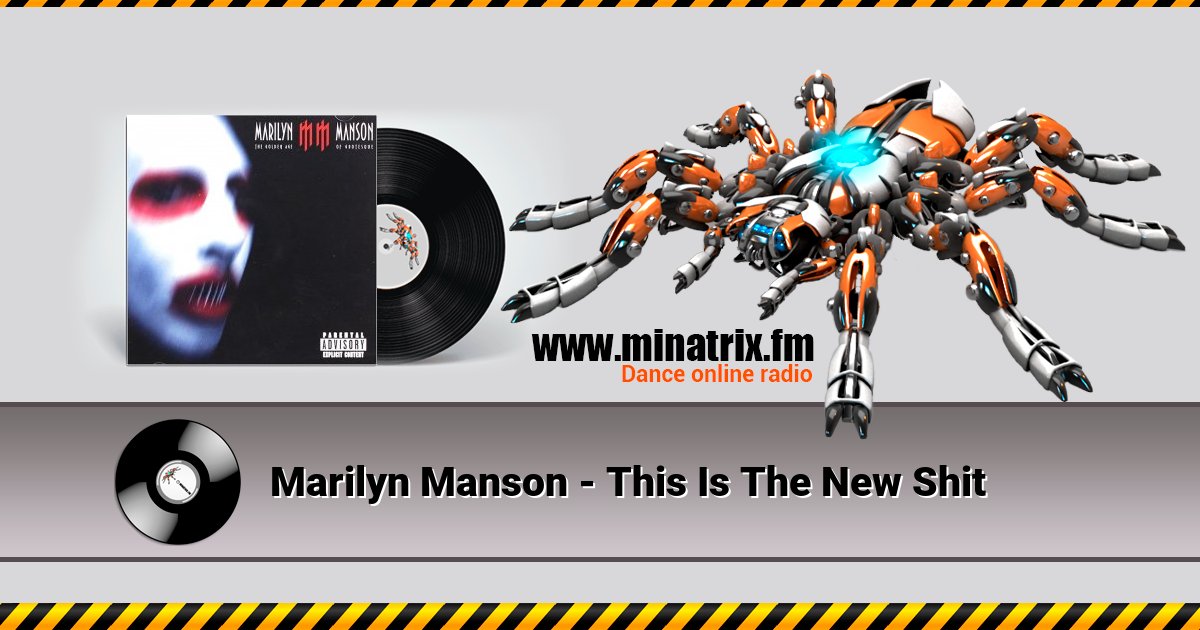 Marilyn Manson - This Is The New Shit Listen online and download MP3