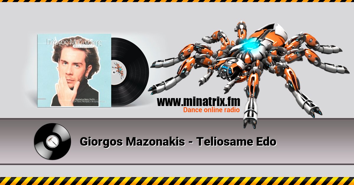 Giorgos Mazonakis - Teliosame Edo Giorgos Mazonakis - Teliosame Edo Listen online and download MP3
