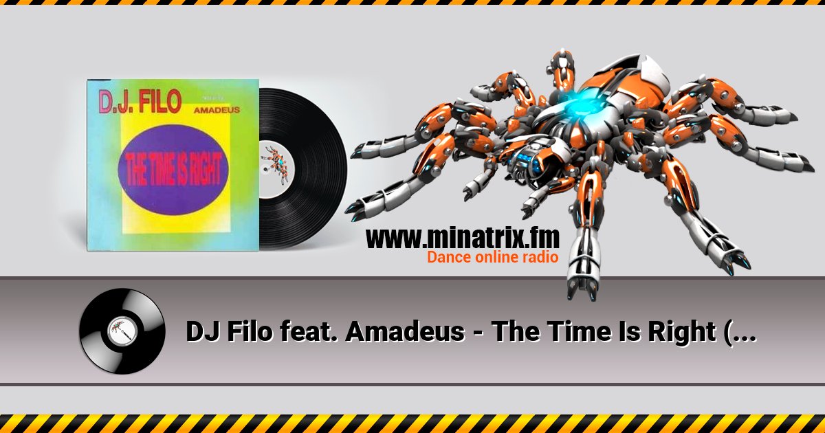 DJ Filo feat. Amadeus - The Time Is Right (Radio) DJ Filo feat. Amadeus - The Time Is Right (Radio) Listen online and download MP3