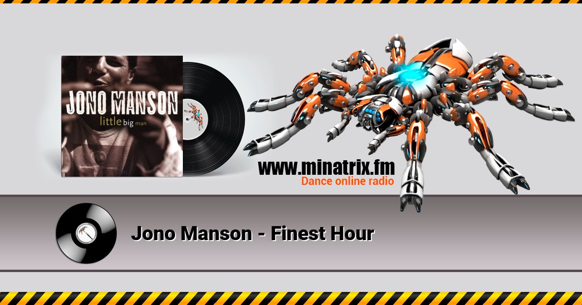 Jono Manson - Finest Hour Listen online and download MP3