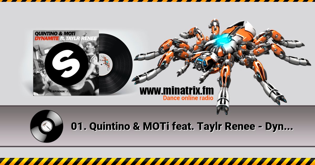 01. Quintino & MOTi feat. Taylr Renee - Dynamite (Original Mix) Listen online and download MP3