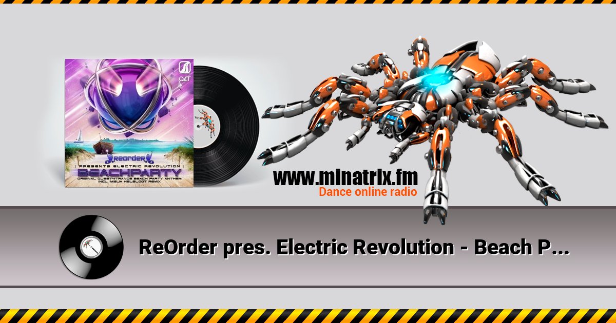 ReOrder pres. Electric Revolution - Beach Party (Original Quest4Trance Beach) Listen online and download MP3