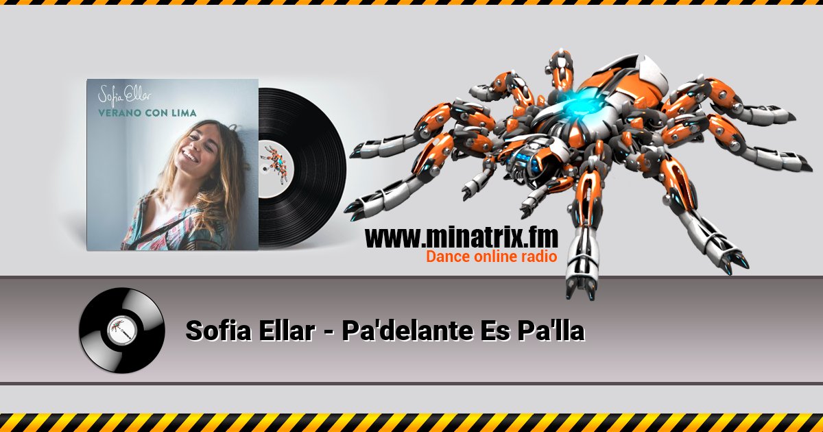 Sofia Ellar - Pa'delante Es Pa'lla Sofia Ellar - Pa'delante Es Pa'lla Listen online and download MP3