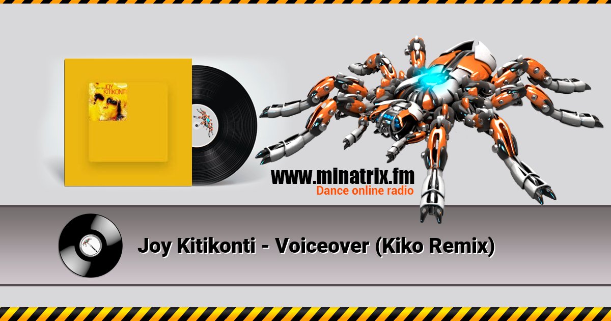 Joy Kitikonti - Voiceover (Kiko Remix) Listen online and download MP3