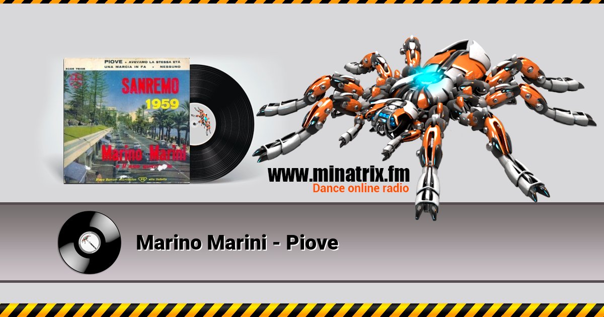 Marino Marini - Piove Listen online and download MP3