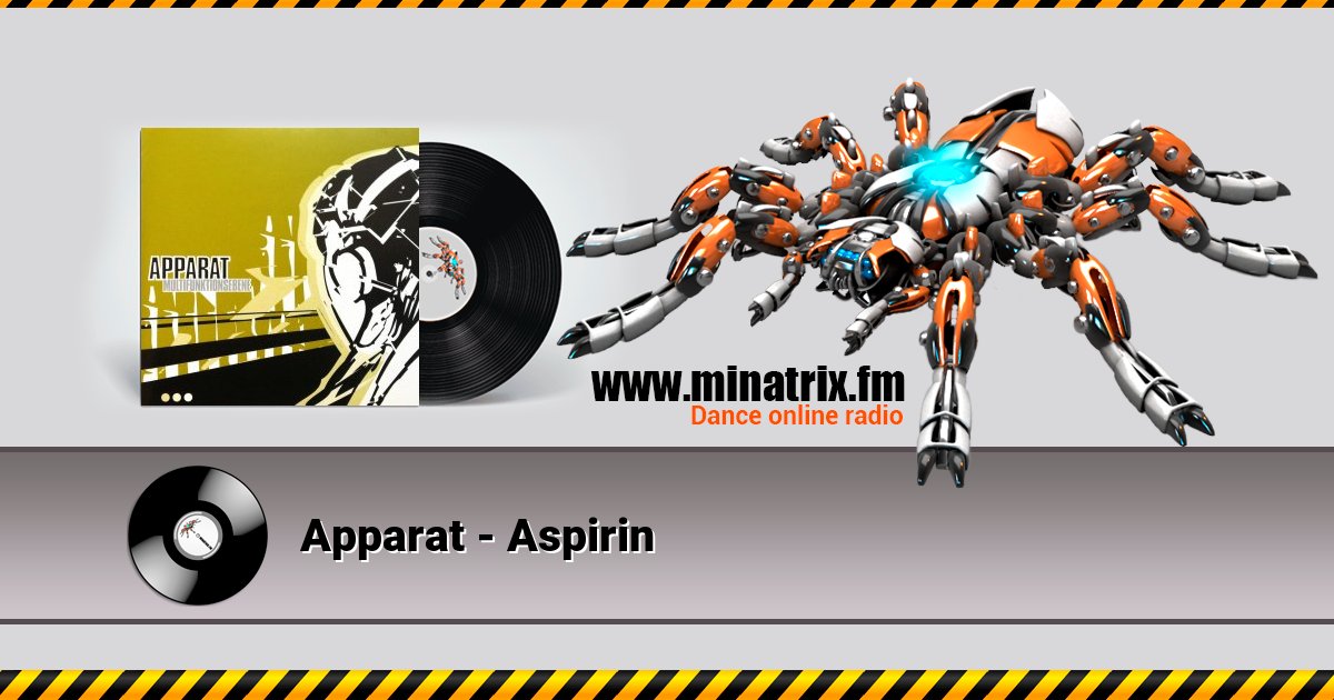 Apparat - Aspirin Listen online and download MP3