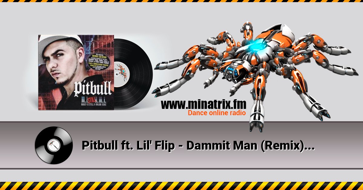 Pitbull ft. Lil' Flip - Dammit Man (Remix) Listen online and download MP3