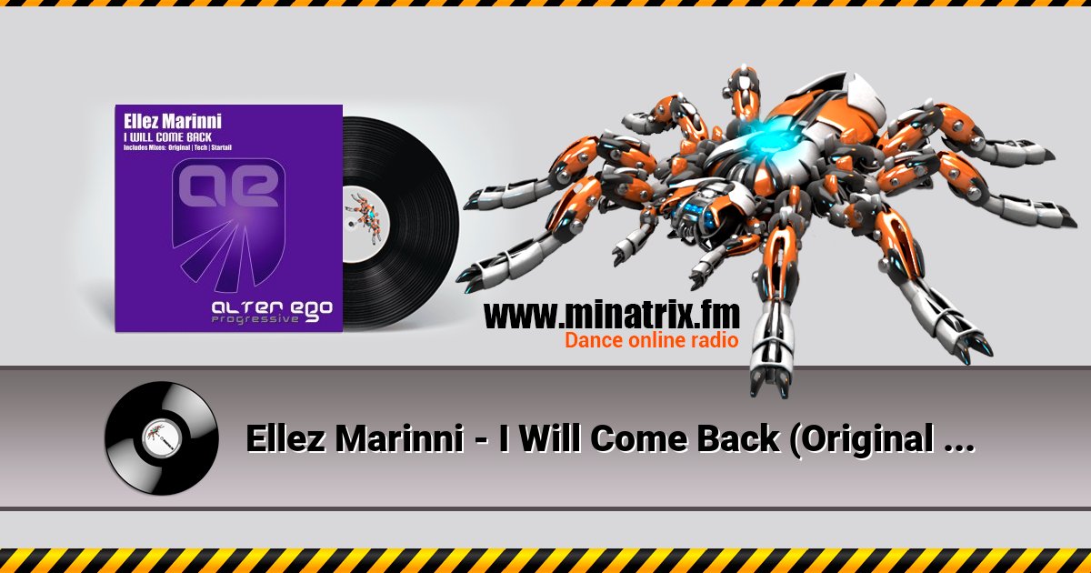 Ellez Marinni - I Will Come Back (Original Mix) Listen online and download MP3