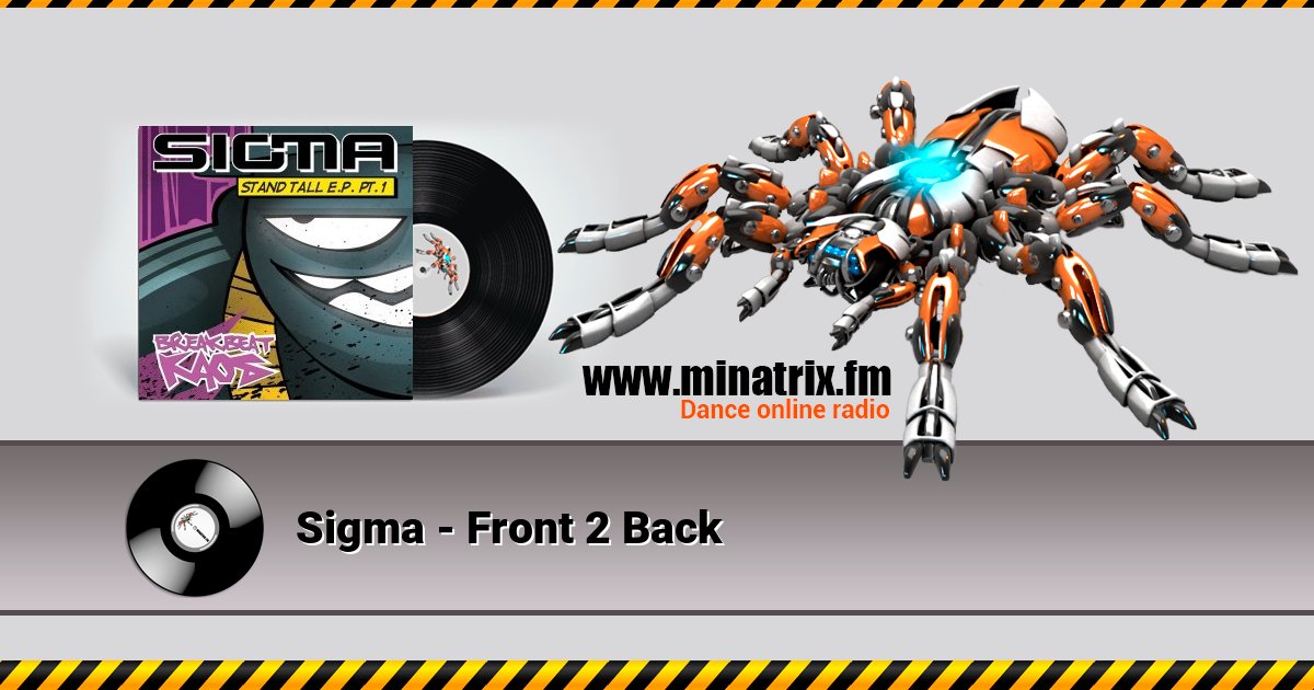 Sigma - Front 2 Back Listen online and download MP3