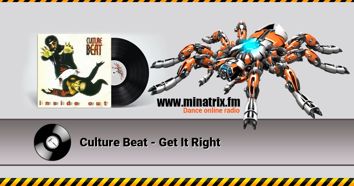 Culture Beat - Get It Right Culture Beat - Get It Right Listen online and download MP3