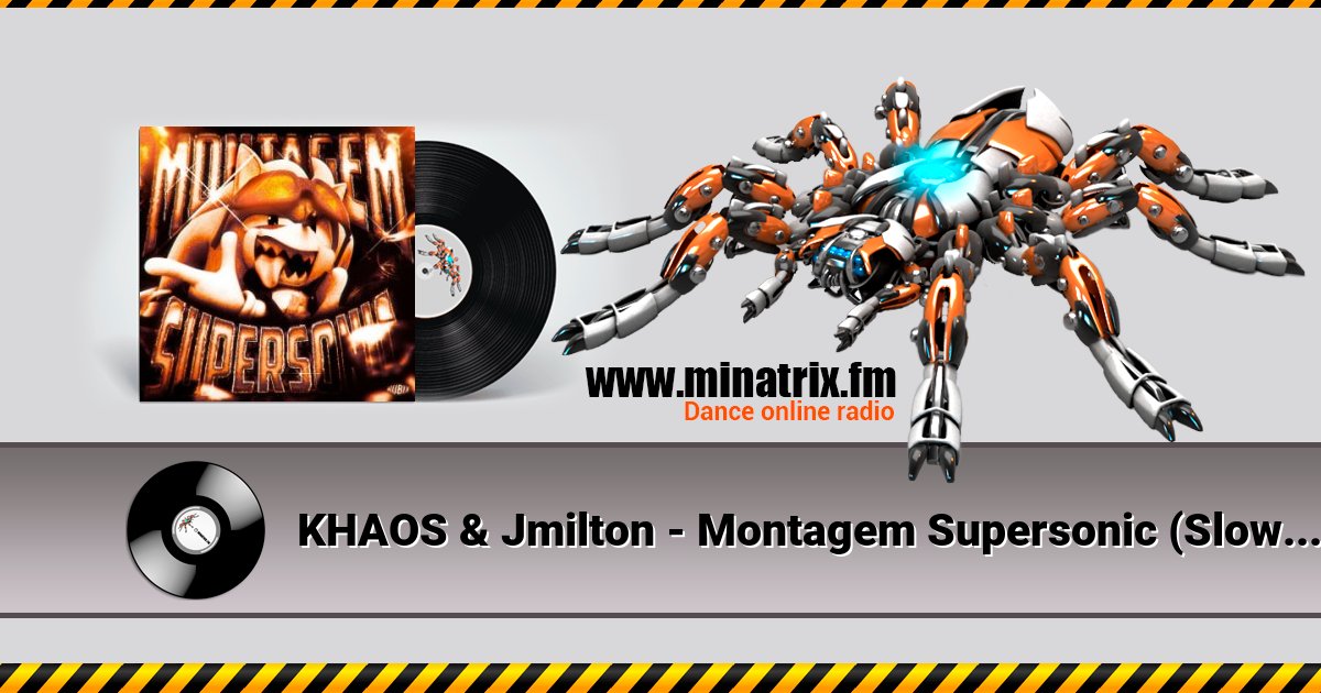 KHAOS & Jmilton - Montagem Supersonic (Slowed) KHAOS & Jmilton - Montagem Supersonic (Slowed) Listen online and download MP3