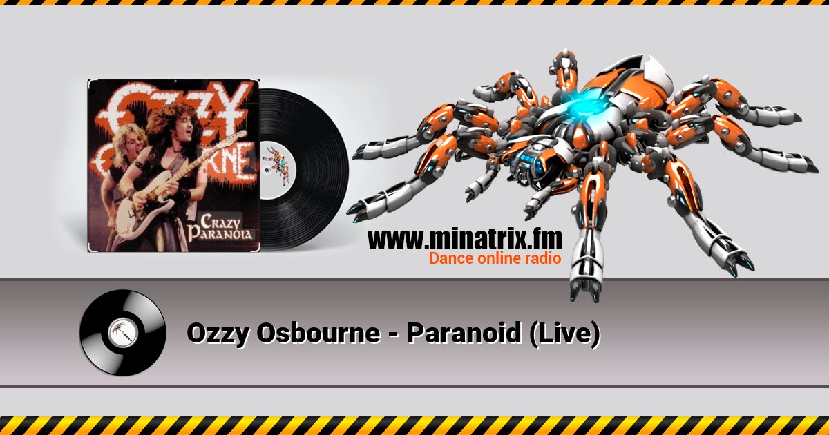 Ozzy Osbourne - Paranoid (Live) Ozzy Osbourne - Paranoid (Live) Listen online and download MP3