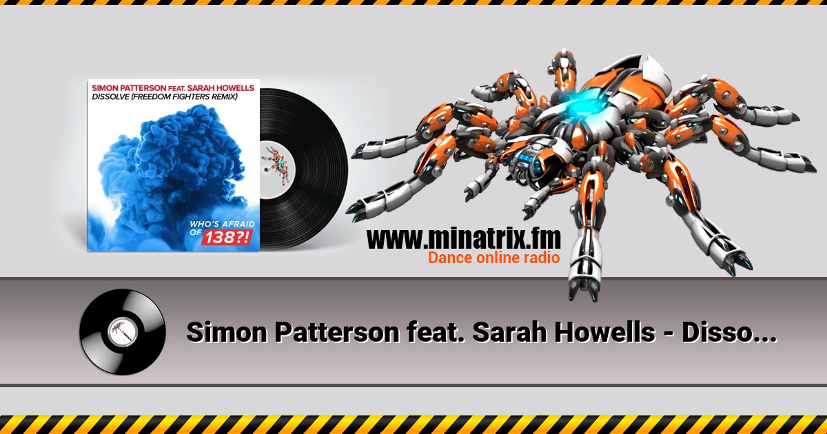 Simon Patterson feat. Sarah Howells - Dissolve Listen online and download MP3