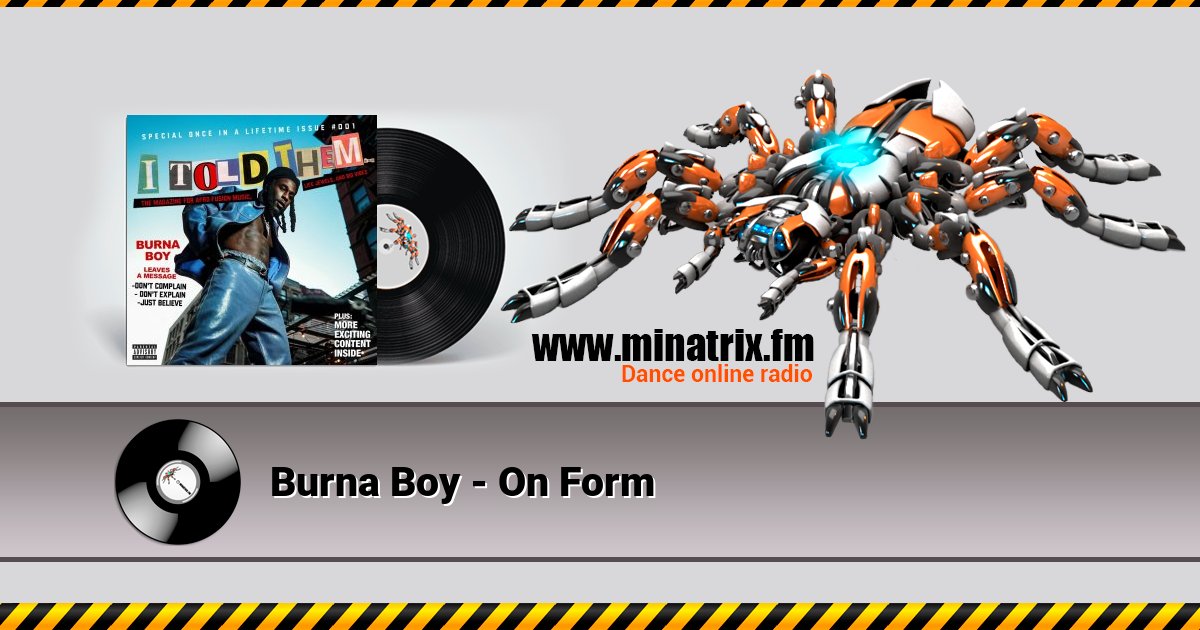 Burna Boy - On Form Listen online and download MP3