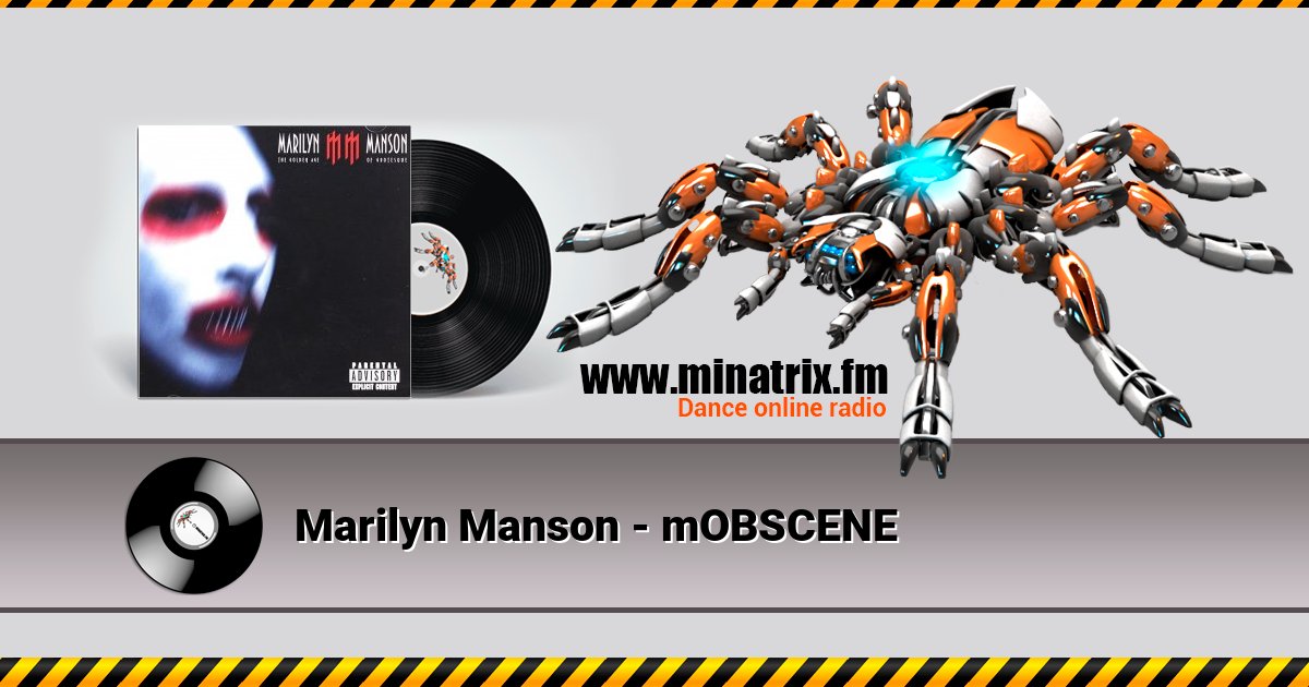 Marilyn Manson - mOBSCENE Listen online and download MP3