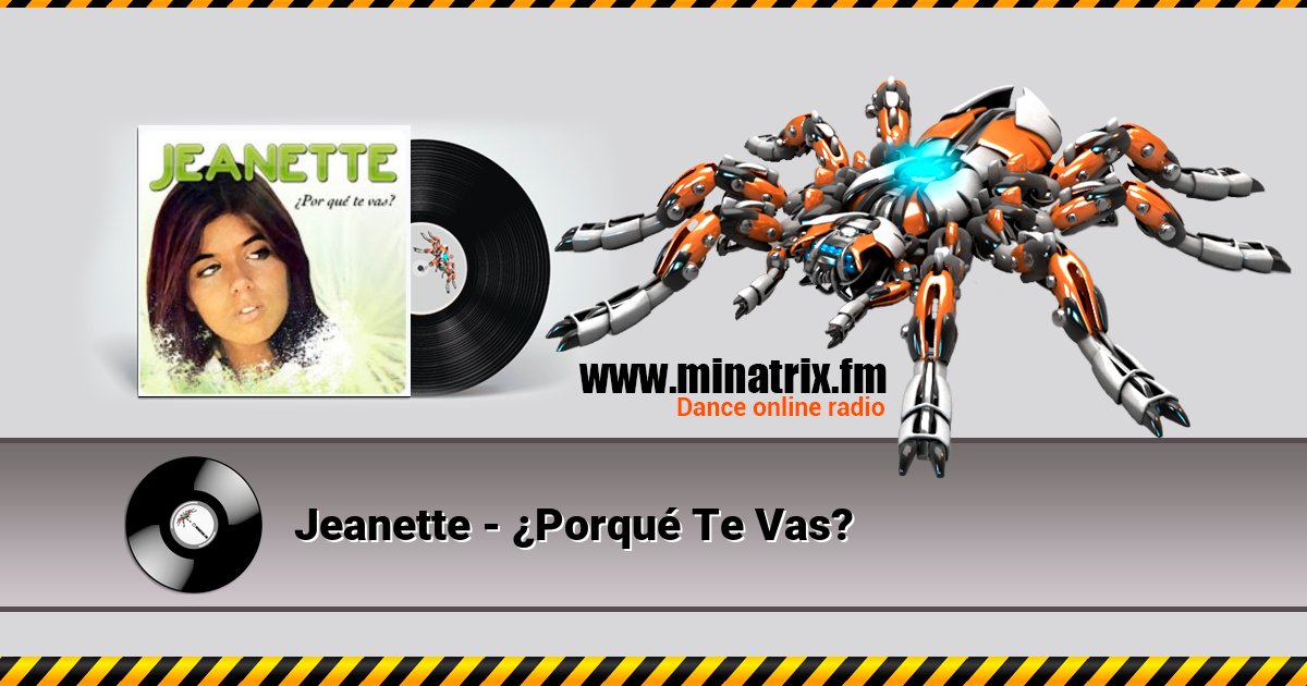 Jeanette - ¿Porqué Te Vas? Listen online and download MP3