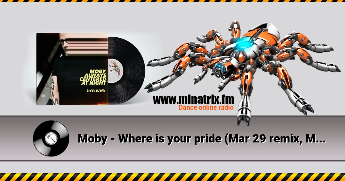 Moby - Where is your pride (Mar 29 remix, Mixed) Moby - Where is your pride (Mar 29 remix, Mixed) Listen online and download MP3