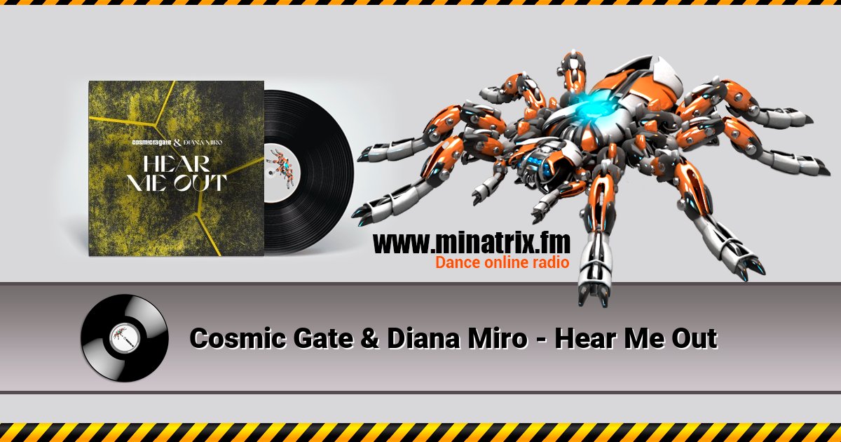 Cosmic Gate & Diana Miro - Hear Me Out Listen online and download MP3
