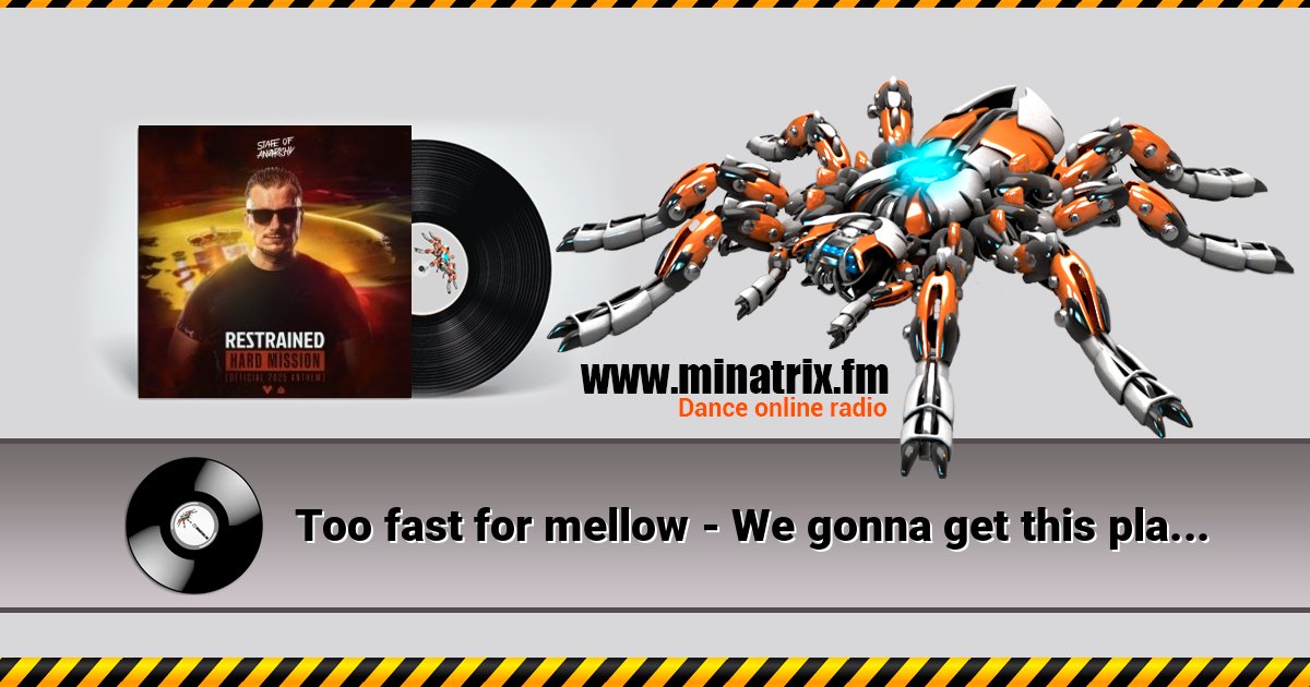Too fast for mellow - We gonna get this place (DJ Dione remix) Listen online and download MP3