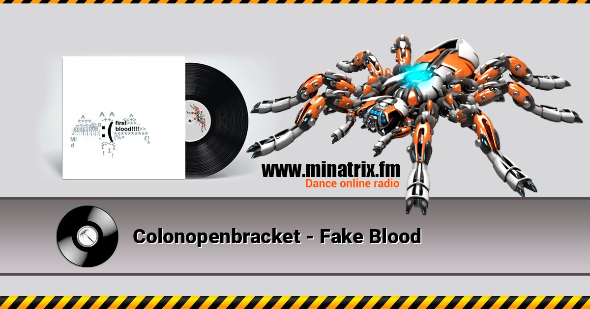 Colonopenbracket - Fake Blood Colonopenbracket - Fake Blood Listen online and download MP3
