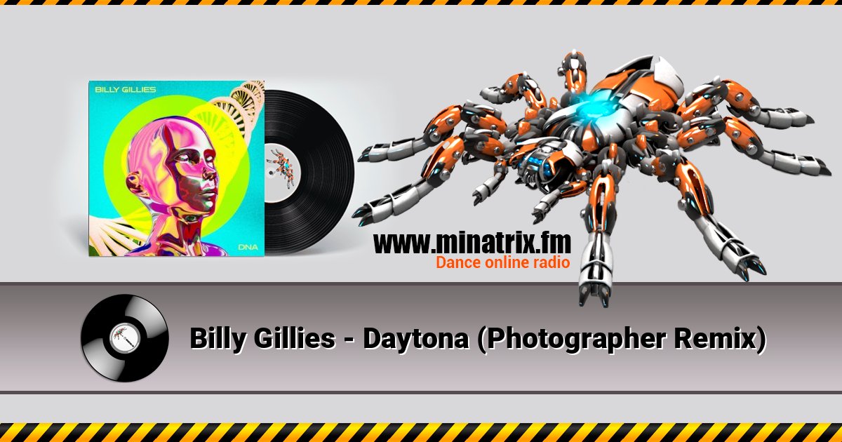 Billy Gillies - Daytona (Photographer Remix) Listen online and download MP3