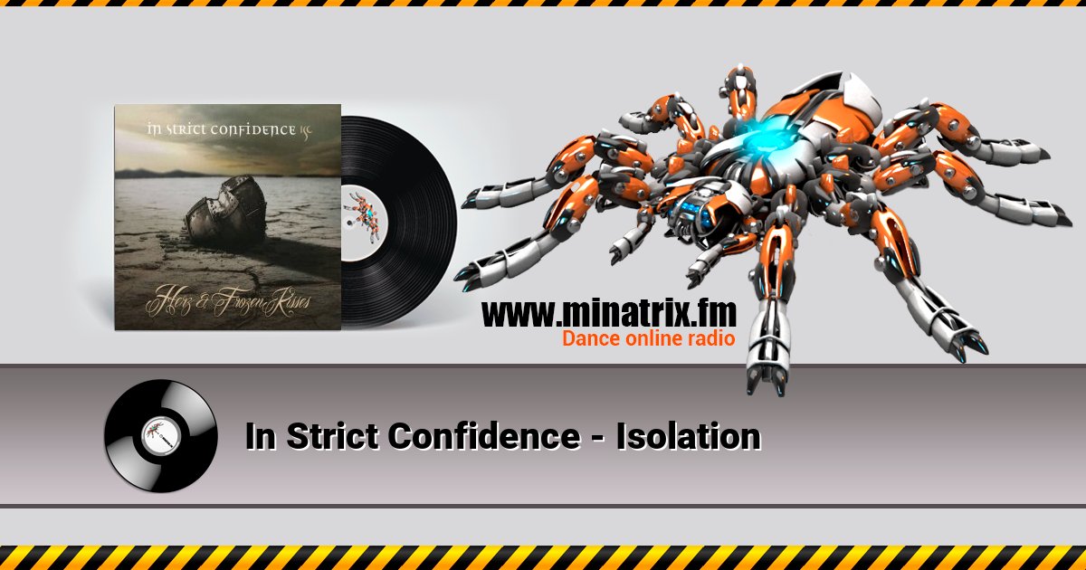 In Strict Confidence - Isolation Listen online and download MP3
