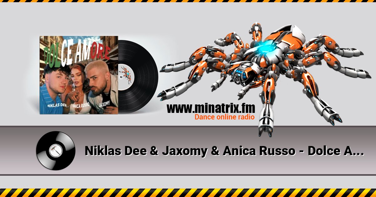 Niklas Dee & Jaxomy & Anica Russo - Dolce Amore Listen online and download MP3