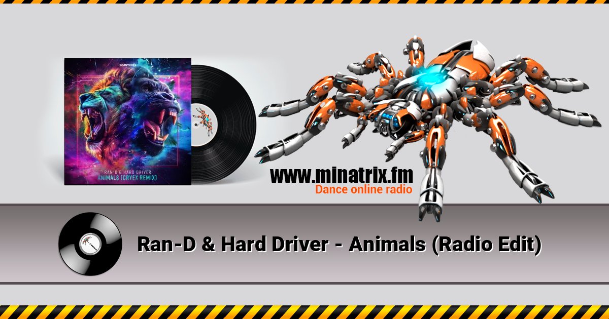Ran-D & Hard Driver - Animals (Radio Edit) Listen online and download MP3