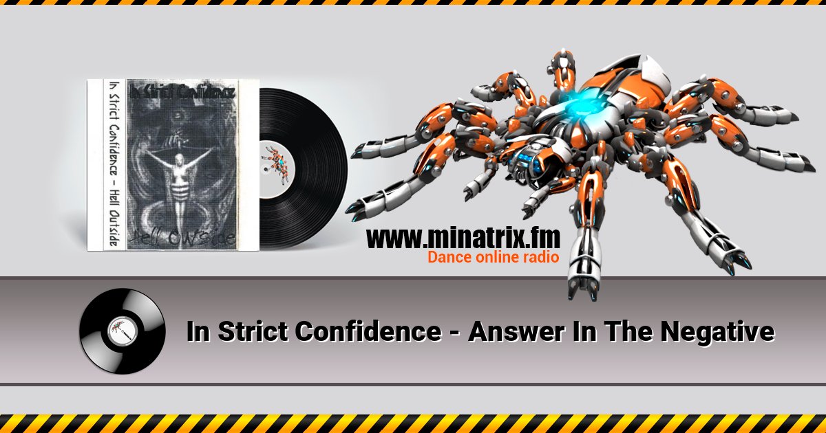 In Strict Confidence - Answer In The Negative Listen online and download MP3