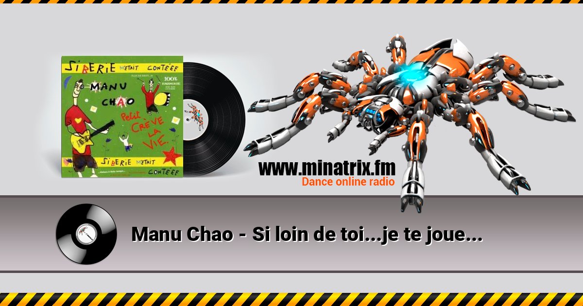 Manu Chao - Si loin de toi...je te joue... Listen online and download MP3