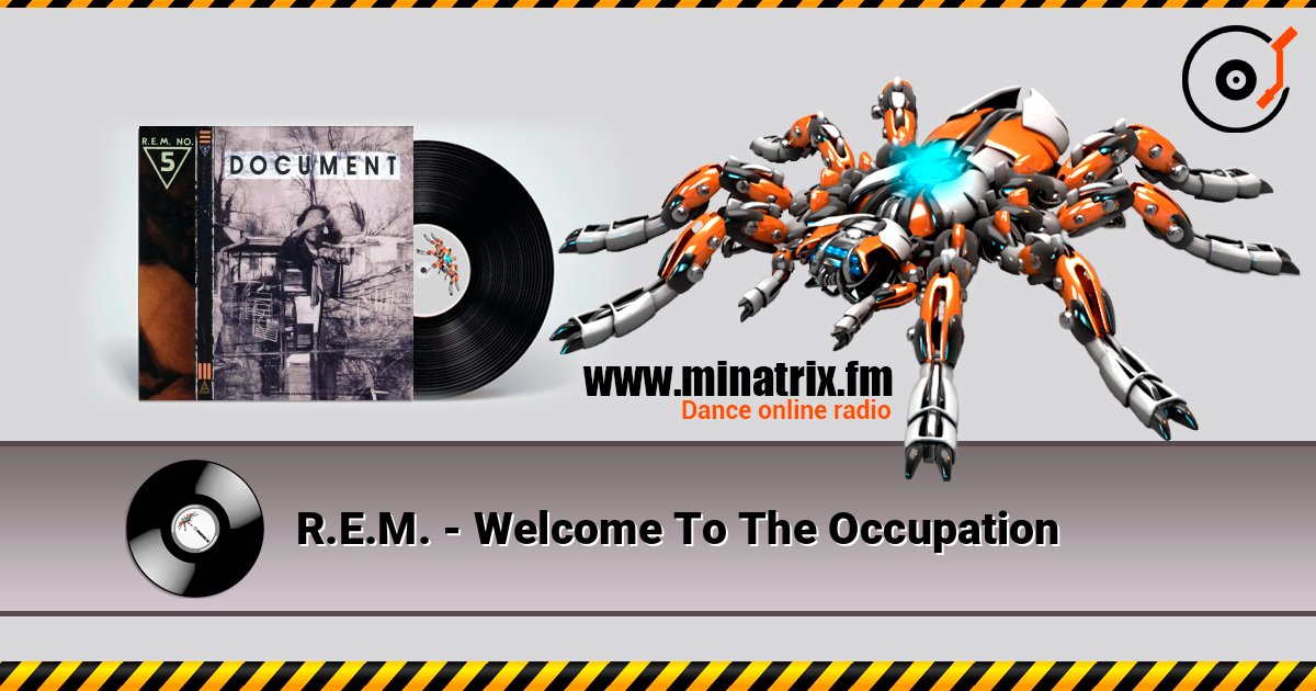 R.E.M. - Welcome To The Occupation Listen online and download MP3