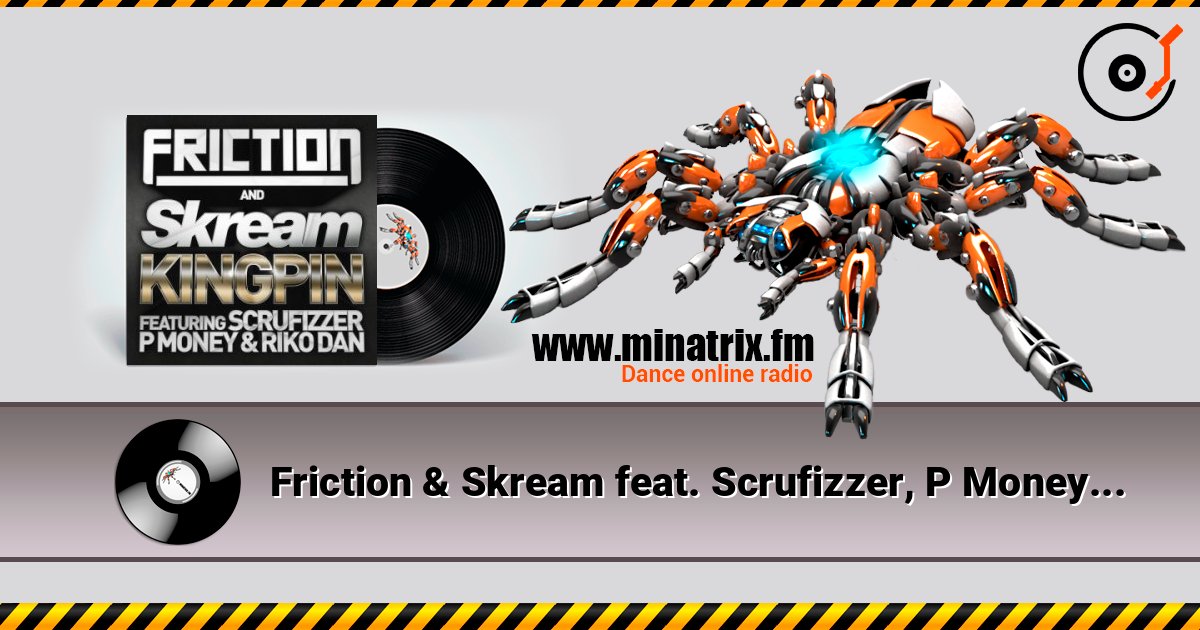 Friction & Skream feat. Scrufizzer, P Money - Kingpin (Rockwell Remix) Слухати онлайн та завантажити MP3
