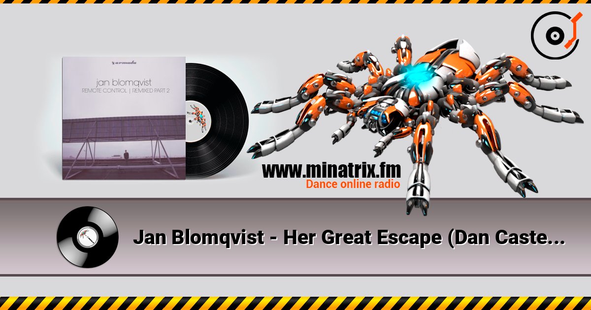 Jan Blomqvist - Her Great Escape (Dan Caster remix) Слухати онлайн та завантажити MP3