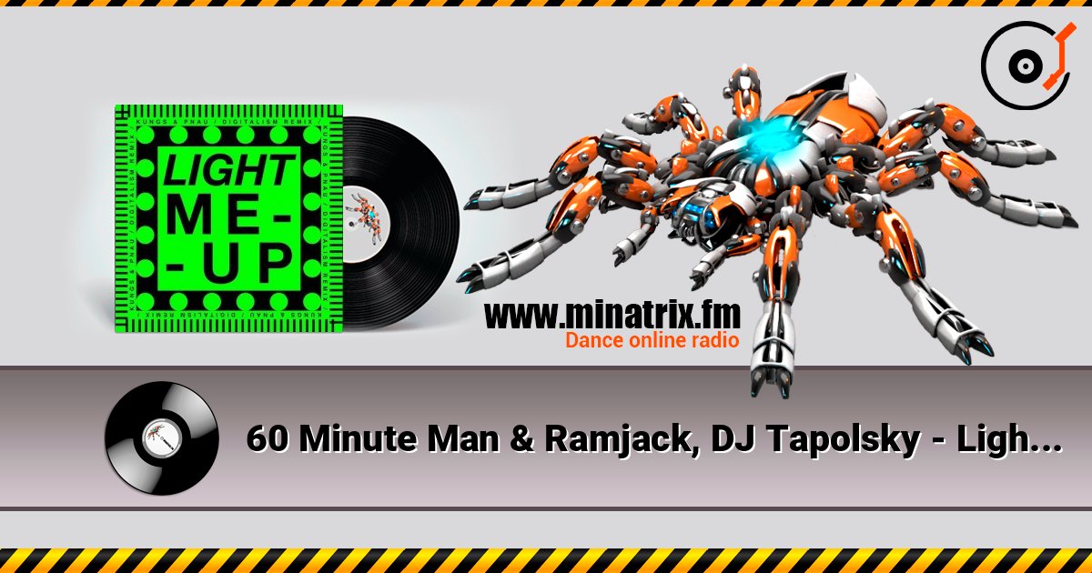 60 Minute Man & Ramjack, DJ Tapolsky - Light Me Up Слухати онлайн та завантажити MP3