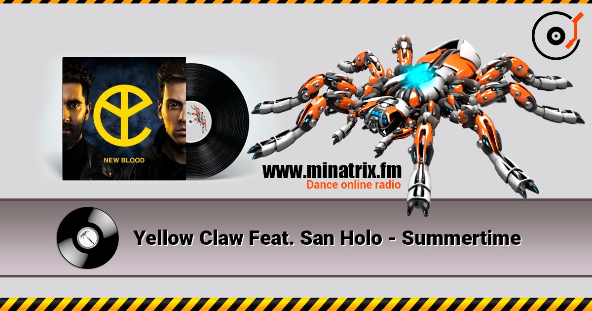 Yellow Claw Feat. San Holo - Summertime Слухати онлайн та завантажити MP3