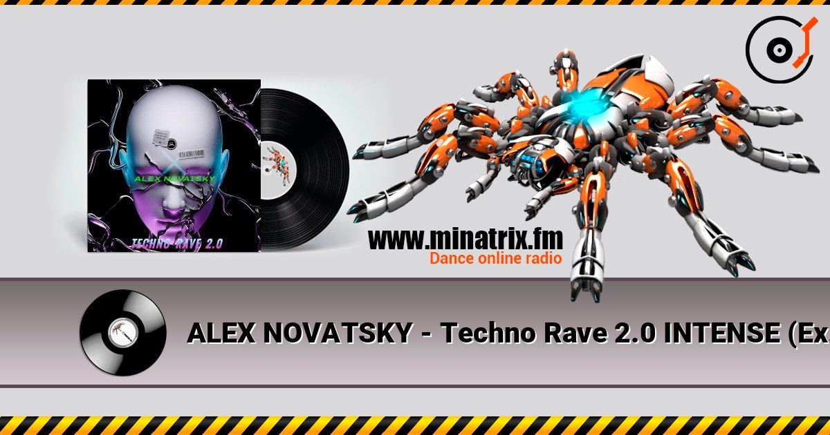 ALEX NOVATSKY - Techno Rave 2.0 INTENSE (Extended Mix) Слухати онлайн та завантажити MP3