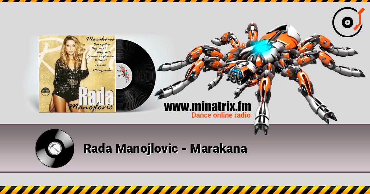 Rada Manojlovic - Marakana Listen online and download MP3
