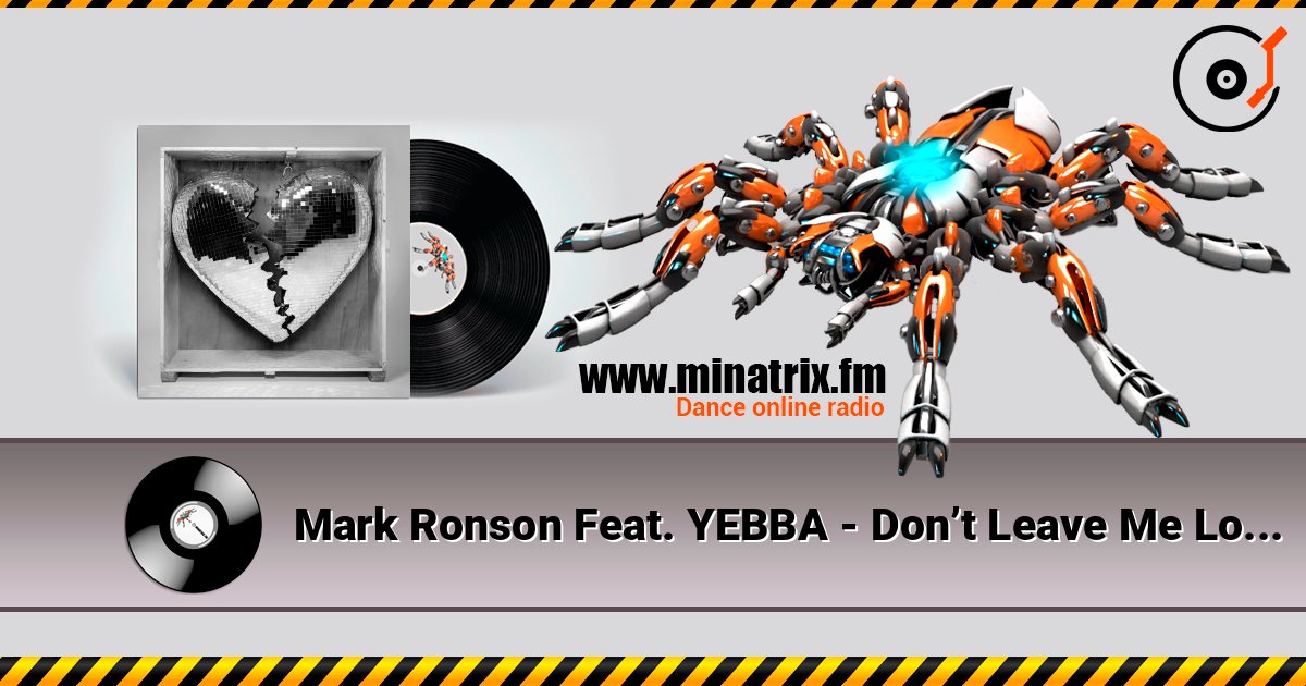 Mark Ronson Feat. YEBBA - Don’t Leave Me Lonely Слухати онлайн та завантажити MP3