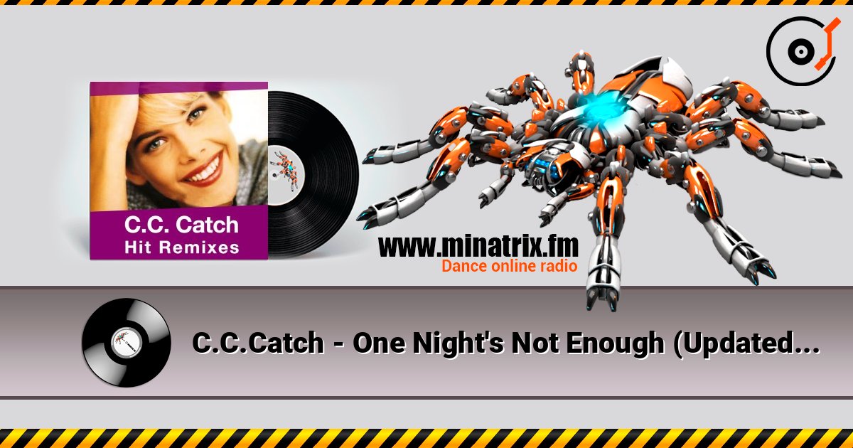 C.C.Catch - One Night's Not Enough (Updated Remix) Слухати онлайн та завантажити MP3