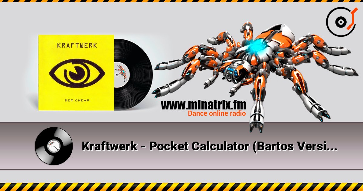 Kraftwerk - Pocket Calculator (Bartos Version) Слухати онлайн та завантажити MP3