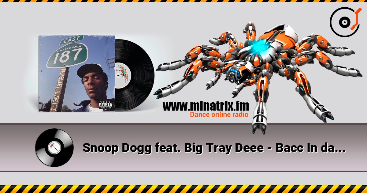 Snoop Dogg feat. Big Tray Deee - Bacc In da Dayz Слухати онлайн та завантажити MP3