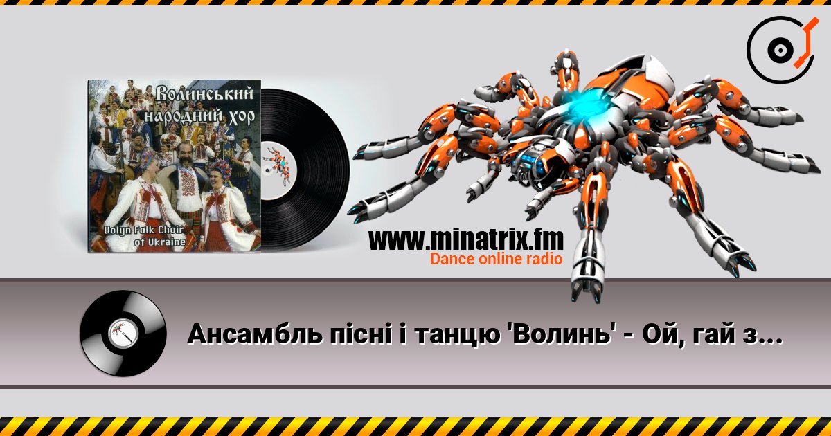 Ансамбль пісні і танцю 'Волинь' - Ой, гай зелененький слухати онлайн у високій якості | Minatrix.FM