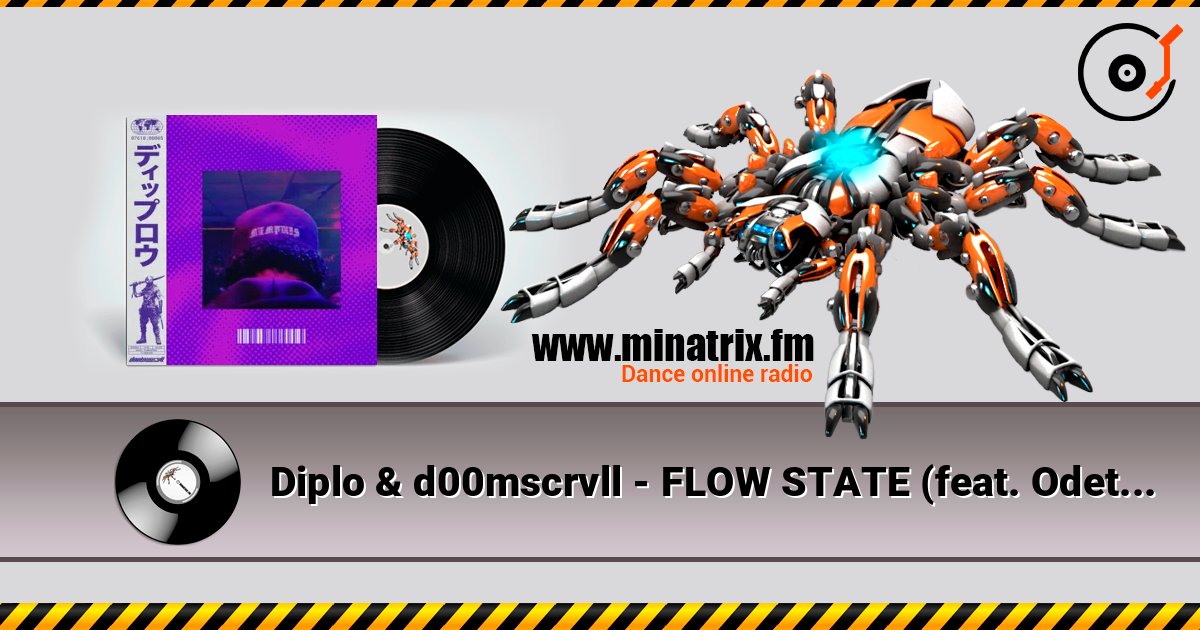 Diplo & d00mscrvll - FLOW STATE (feat. Odetari) listen online in high quality | Minatrix.FM