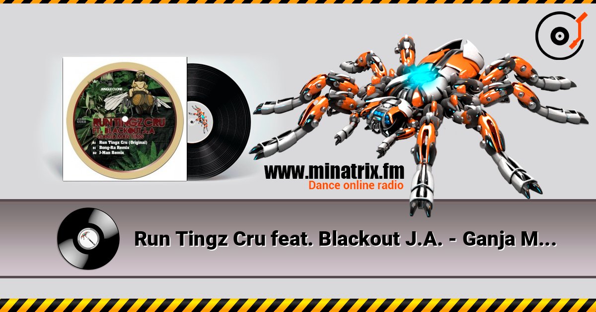 Run Tingz Cru feat. Blackout J.A. - Ganja Man Ting (Bong-Ra Remix) listen online in high quality | Minatrix.FM