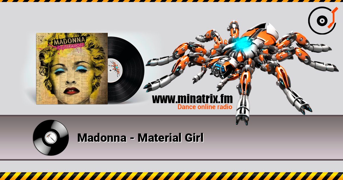 Madonna - Material Girl listen online in high quality | Minatrix.FM