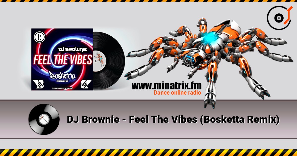 DJ Brownie - Feel The Vibes (Bosketta Remix) слухати онлайн у високій якості | Minatrix.FM