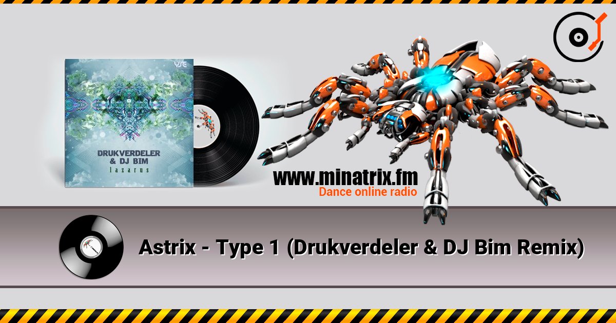 Astrix - Type 1 (Drukverdeler & DJ Bim Remix) listen online in high quality | Minatrix.FM